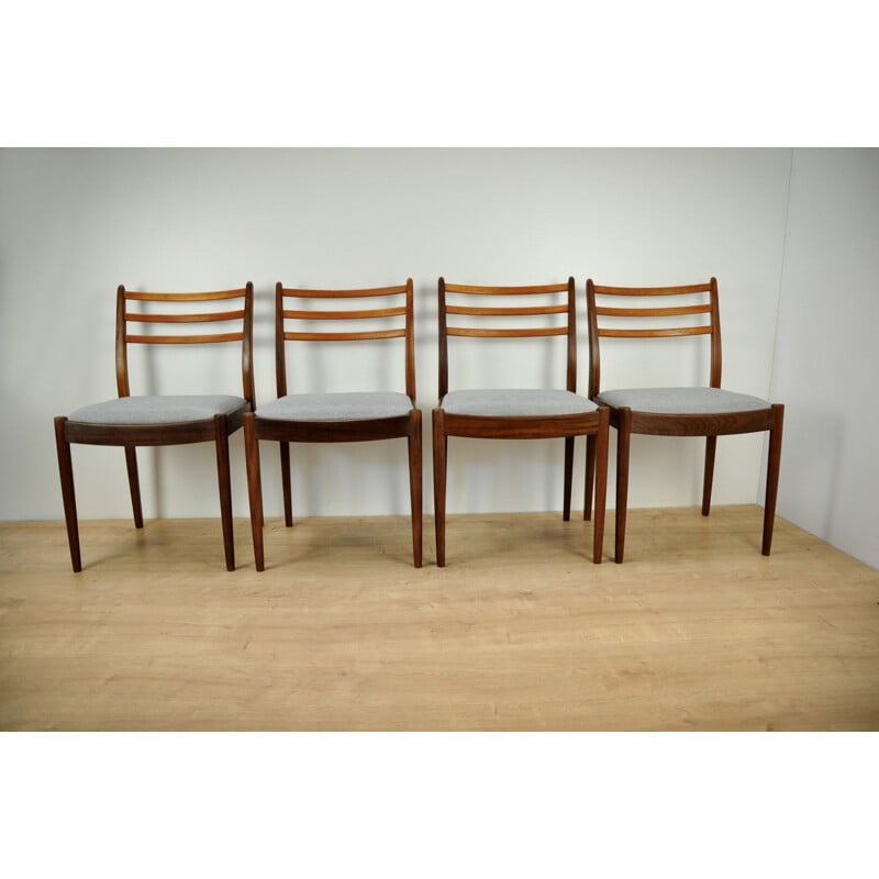 Ensemble de 4 chaises vintage de V. Wilkins pour G-Plan, 1960