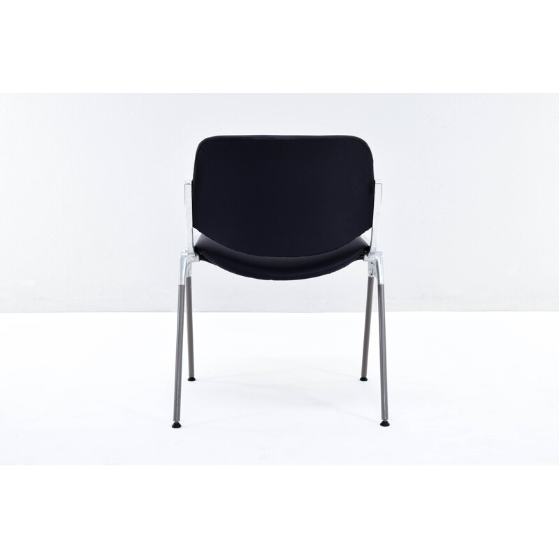 Pair of vintage DSC 106 stacking chairs by Giancarlo Piretti for Castelli, 1965