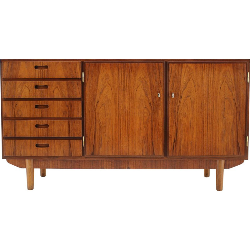 Enfilade vintage en teck de Borge Mogensen, 1960