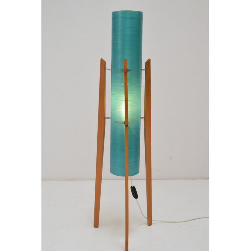 Vintage Rocket floor lamp, Space Age, Czechoslovakia 1970