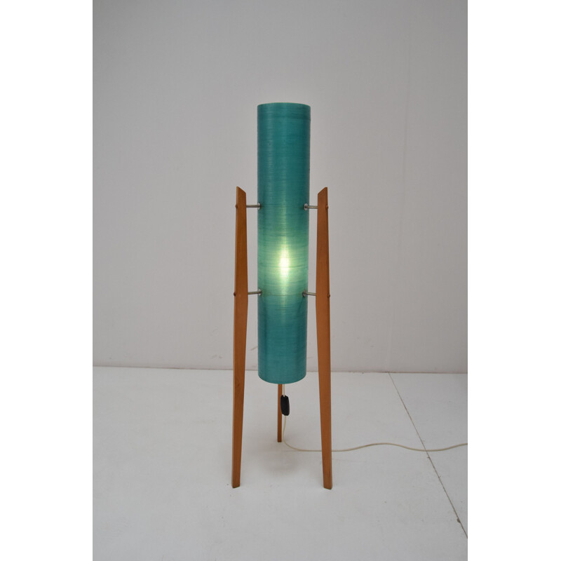 Vintage Rocket floor lamp, Space Age, Czechoslovakia 1970