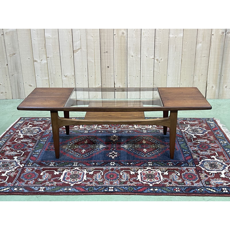 Vintage teak coffee table, 1970s