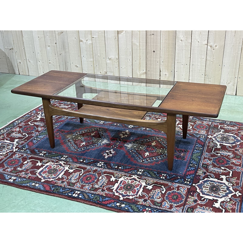 Vintage teak coffee table, 1970s