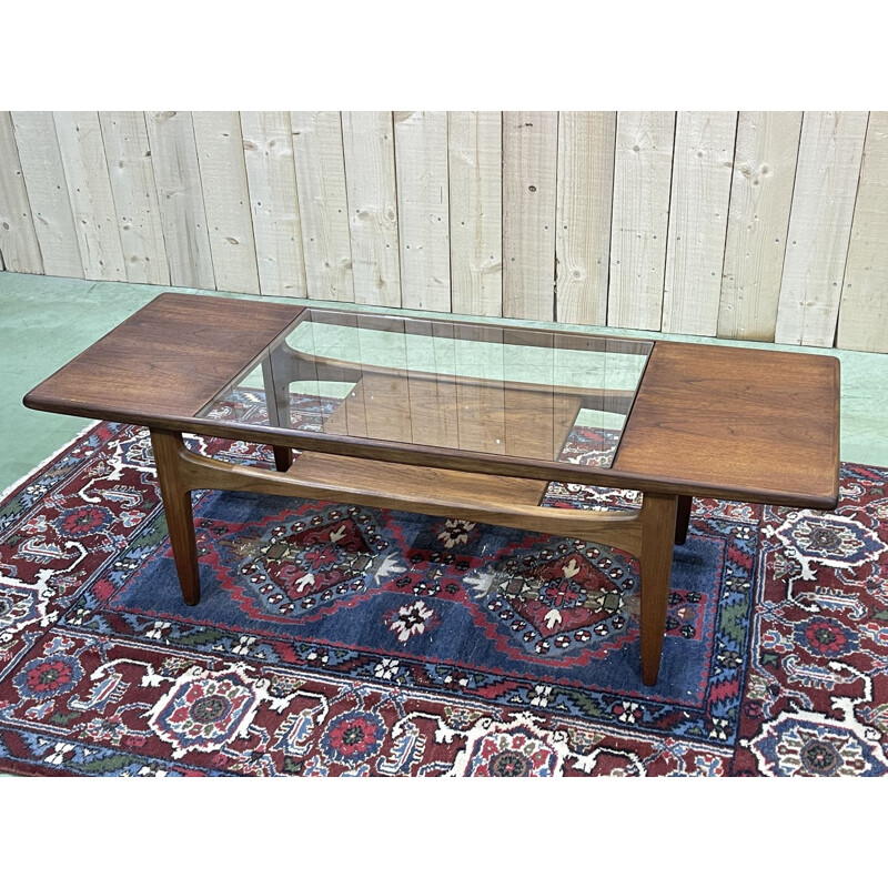 Vintage teak coffee table, 1970s