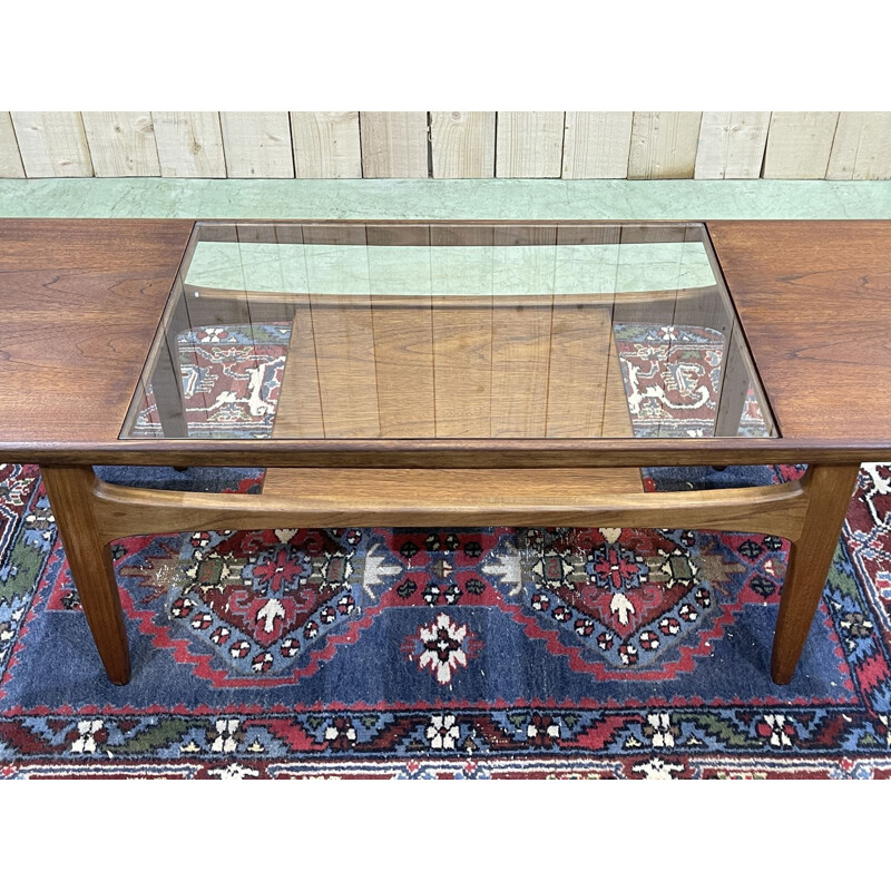 Vintage teak coffee table, 1970s