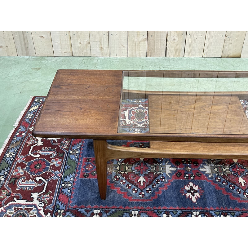 Vintage teak coffee table, 1970s