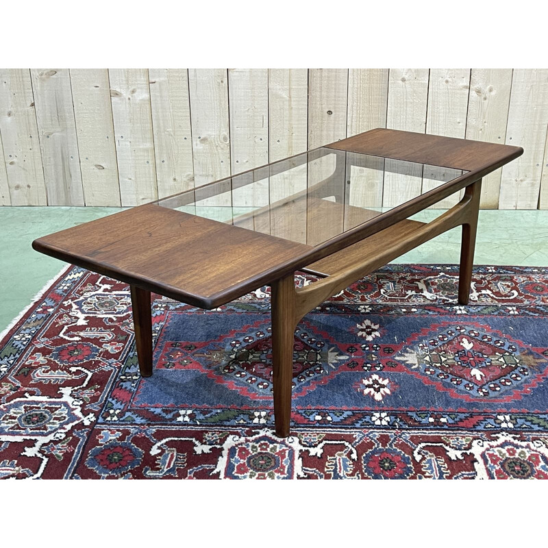 Vintage teak coffee table, 1970s