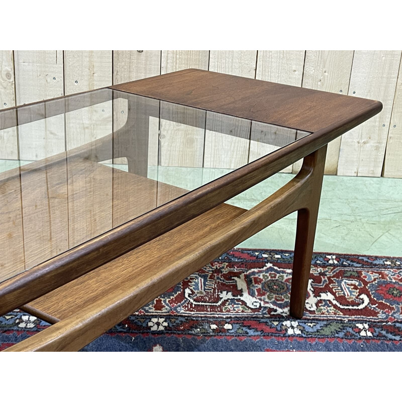 Vintage teak coffee table, 1970s