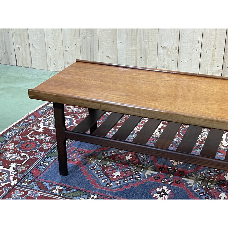 Vintage teak coffee table, 1970