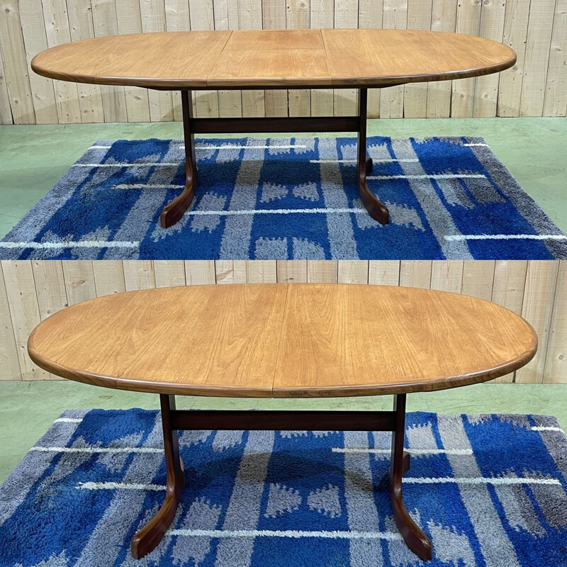 Vintage teak table with butterfly extension for G plan, 1970