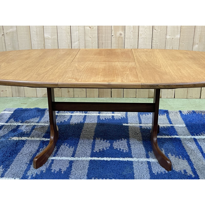 Vintage teak table with butterfly extension for G plan, 1970