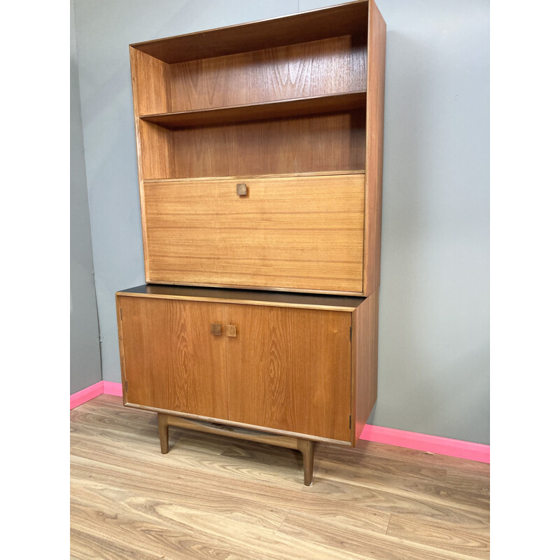 Mid century Danish secretary by Kofod Larsen for G Plan, 1960s