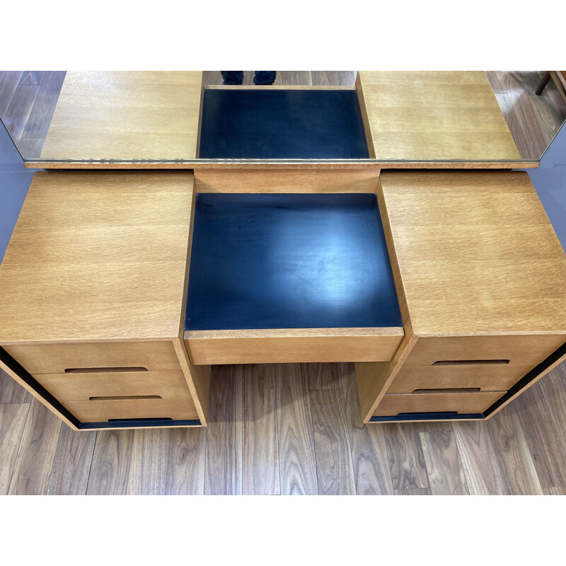 Mid century oakwood dressing table by John & Sylvia Reid Stag