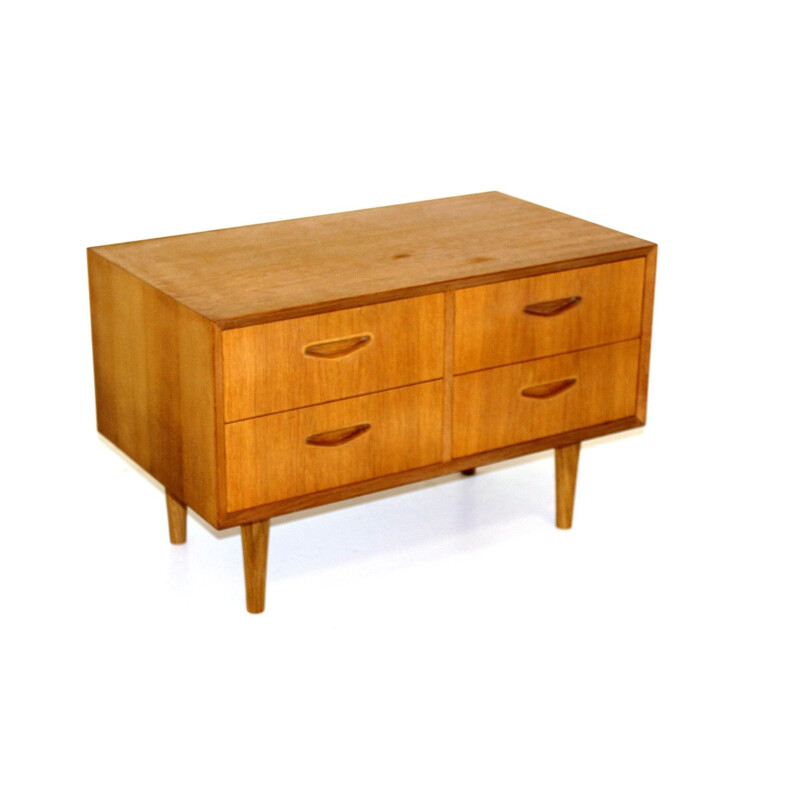 Vintage oak chest of drawers, Denmark 1960