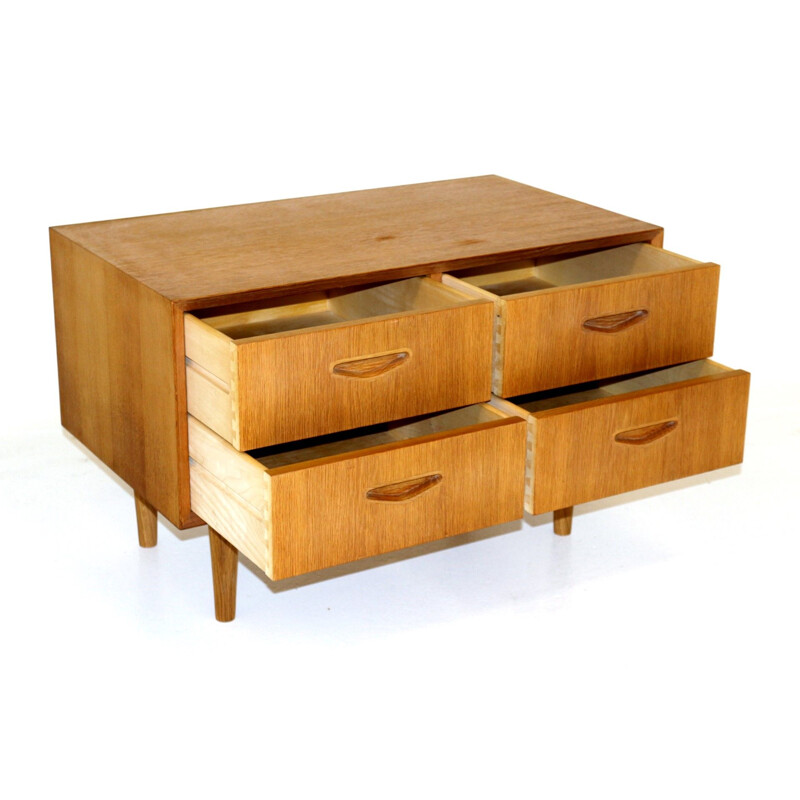 Vintage oak chest of drawers, Denmark 1960