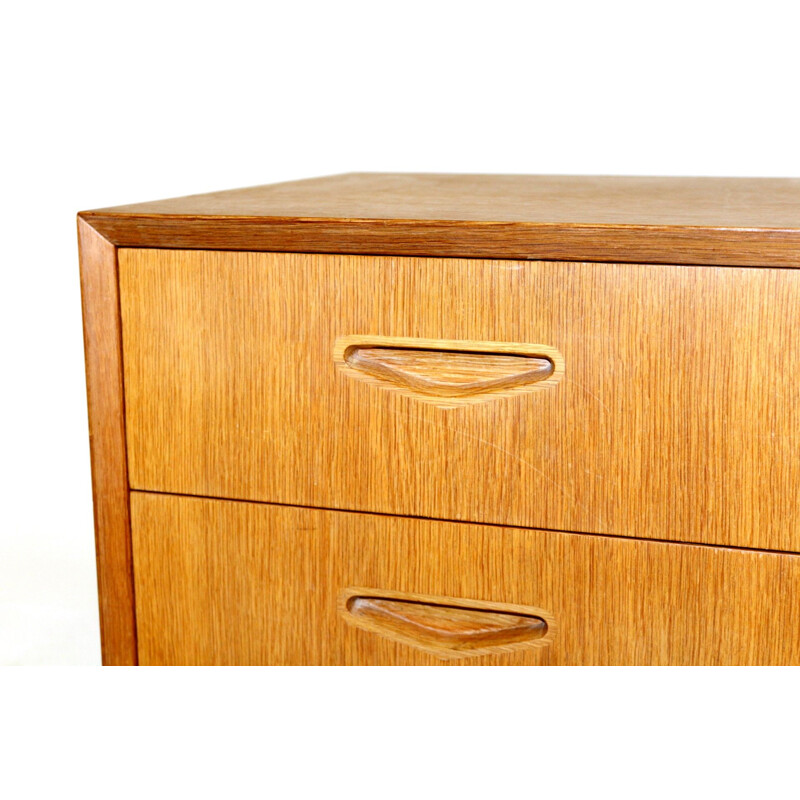 Vintage oak chest of drawers, Denmark 1960