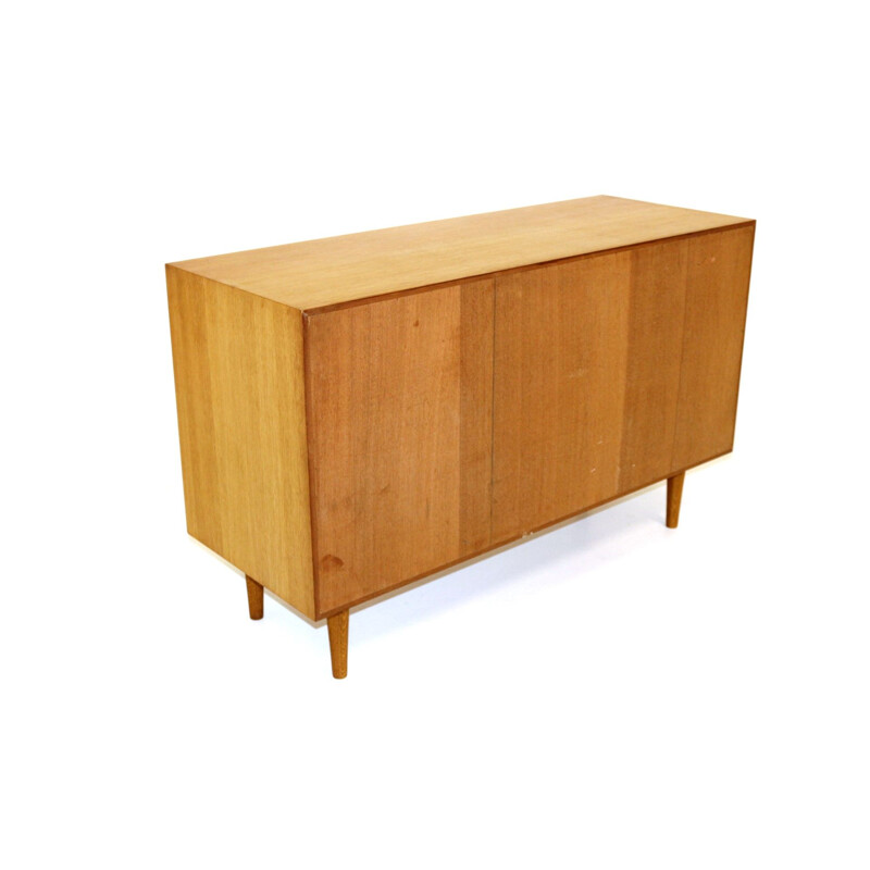 Vintage oakwood highboard, Denmark 1960