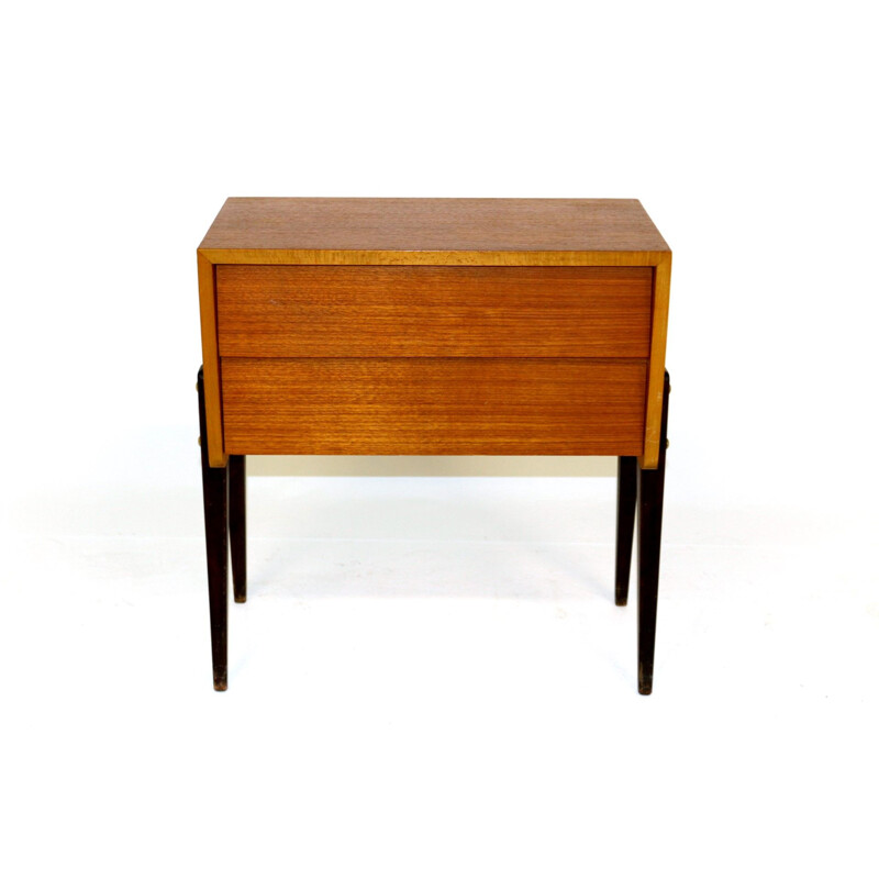 Vintage teak chest of drawers, Sweden 1950