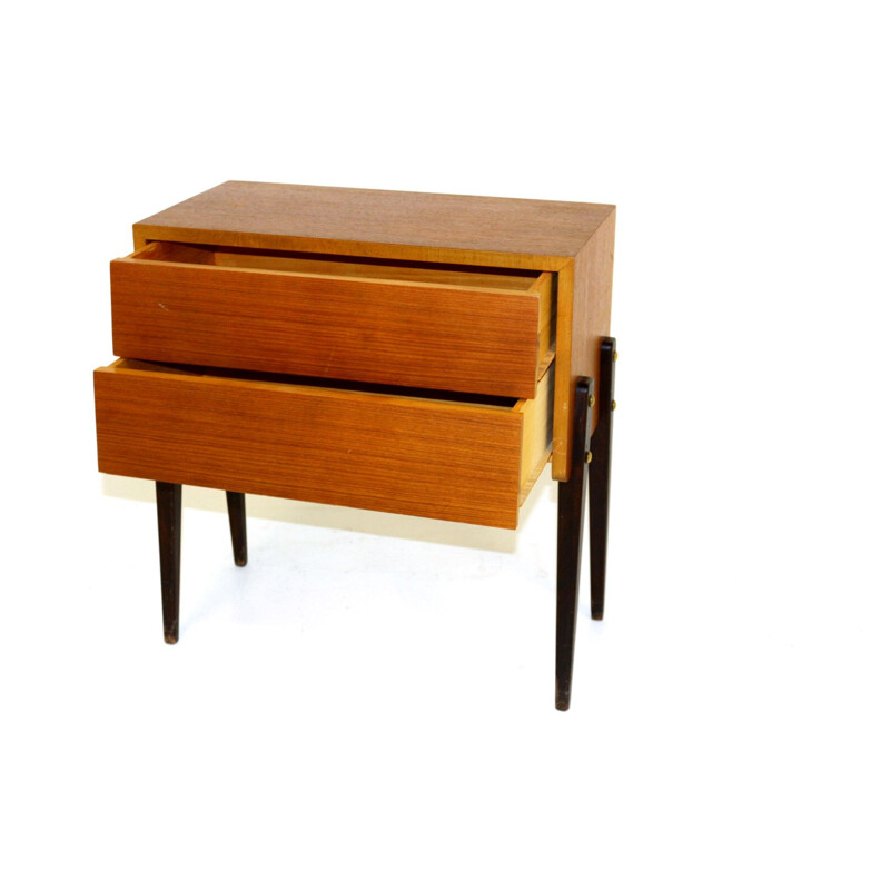 Vintage teak chest of drawers, Sweden 1950