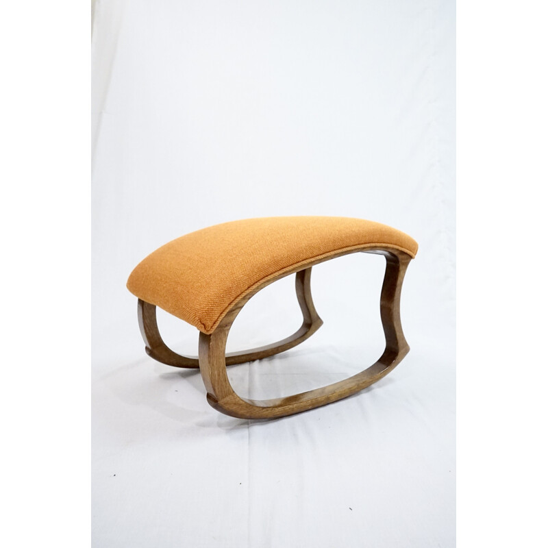 Vintage model 16 rocking stool by Alfred Christensen for Slagelse Møbelværk, 1944