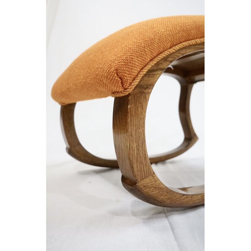 Vintage model 16 rocking stool by Alfred Christensen for Slagelse Møbelværk, 1944