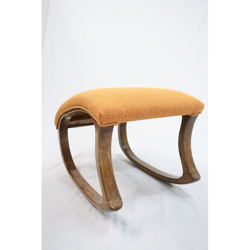 Vintage model 16 rocking stool by Alfred Christensen for Slagelse Møbelværk, 1944