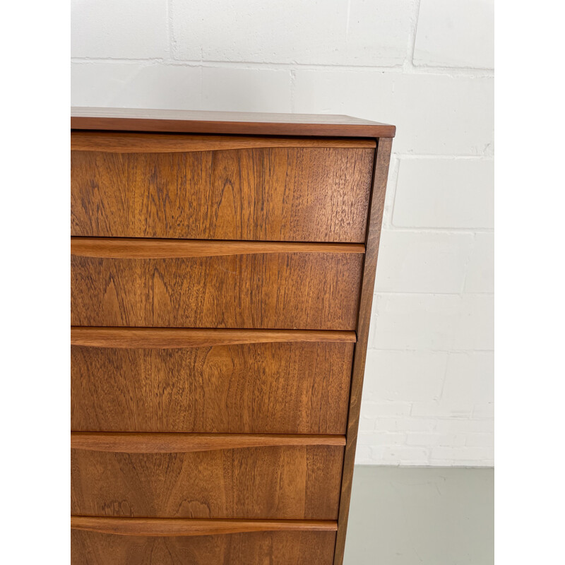 Vintage teak chest of drawers by Frank Guille for Austinsuite, England 1960s