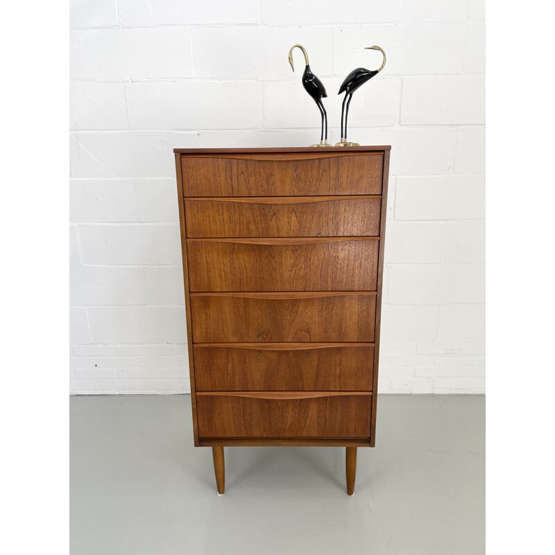 Vintage teak chest of drawers by Frank Guille for Austinsuite, England 1960s