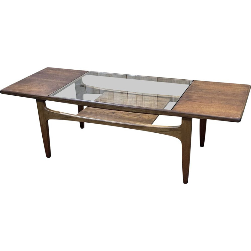 Vintage teak coffee table, 1970s