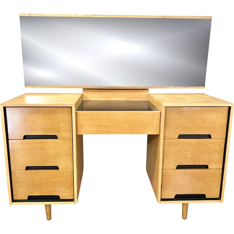 Mid century oakwood dressing table by John & Sylvia Reid Stag