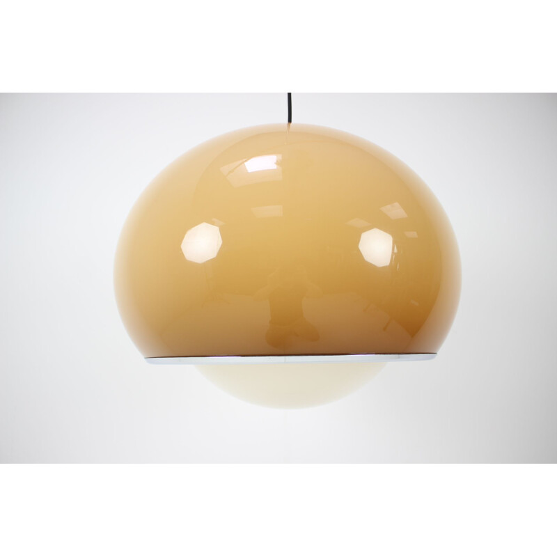 Mid-century pendant lamp by Harvey Guzzini for Meblo, Italy 1970s