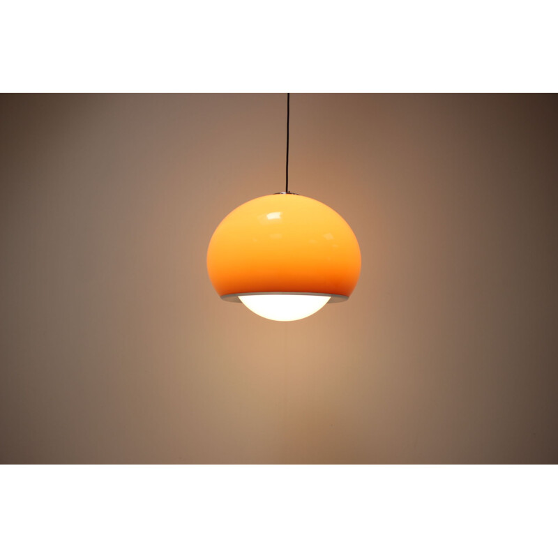 Mid-century pendant lamp by Harvey Guzzini for Meblo, Italy 1970s