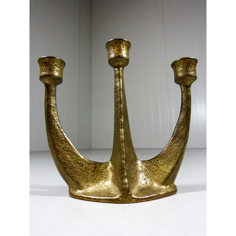 Bronze candle holder - 1960s
