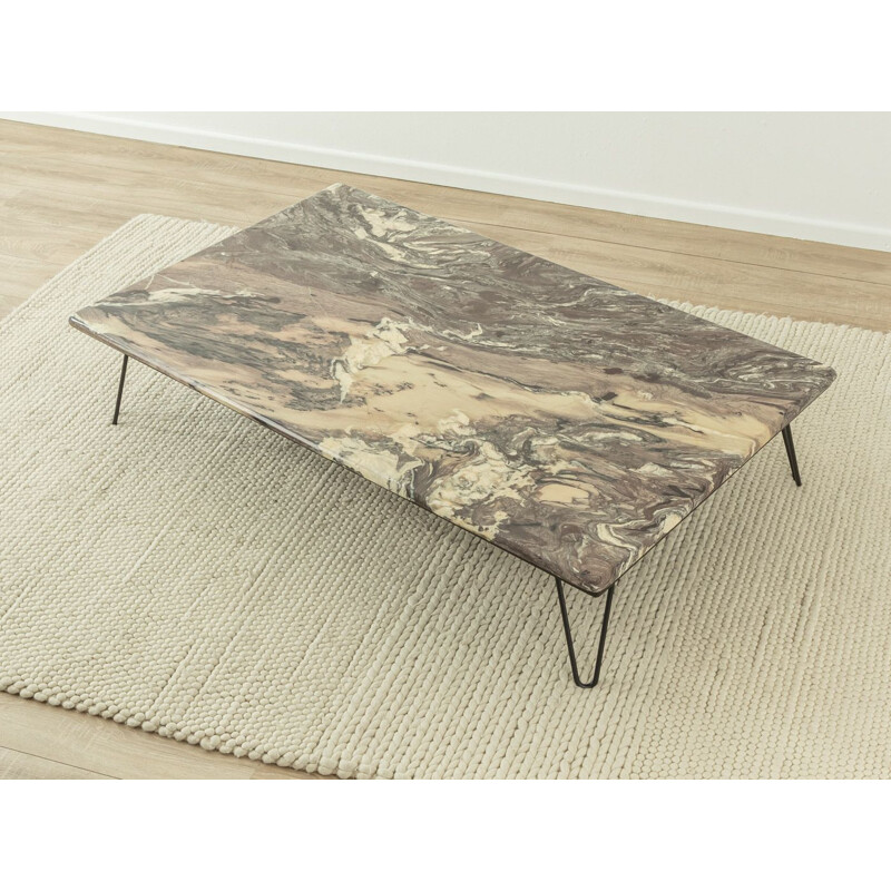 Mid century grey marble coffee table, Germany 1960s