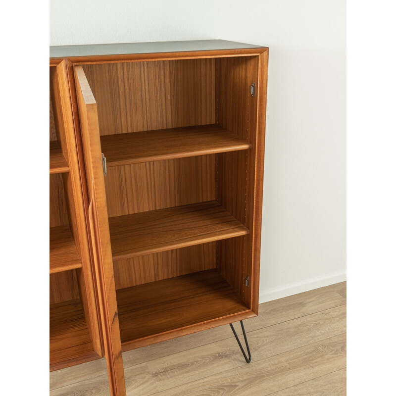 Mid century teak cabinet with one door and four shelves by Heinrich Riestenpatt, Germany 1960s