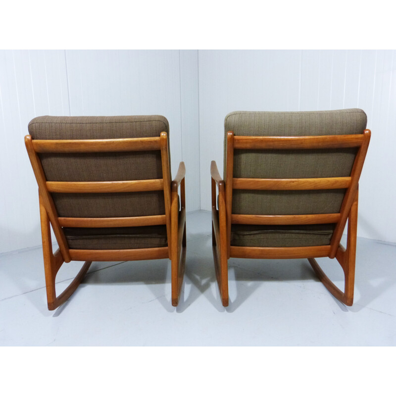 France & Son rocking chair, Ole WANSCHER - 1960s