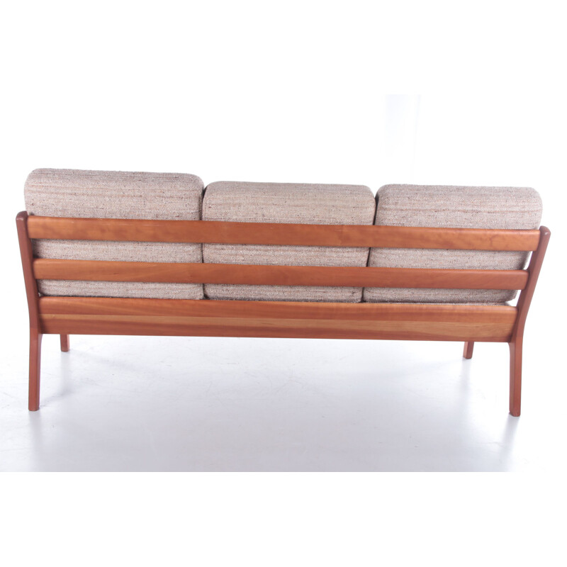 Vintage teak and fabric Boucle living room set by Ole Wanscher for PJ Furniture AS, 1960