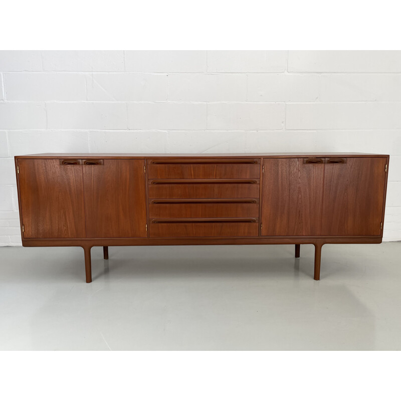 Vintage teak sideboard with 4 doors and 4 drawers for McIntosh, 1960s