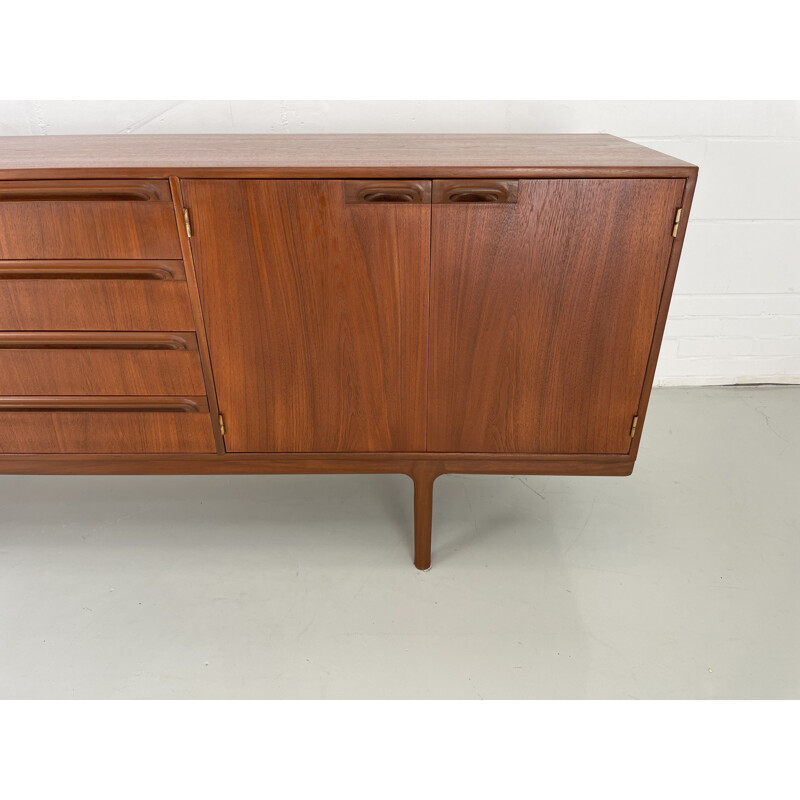 Vintage teak sideboard with 4 doors and 4 drawers for McIntosh, 1960s