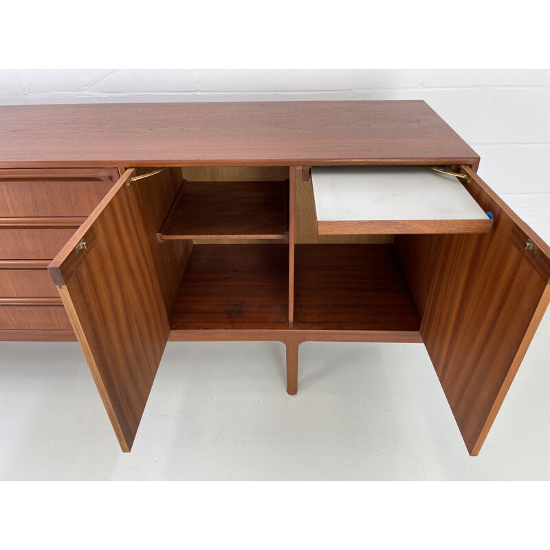 Vintage teak sideboard with 4 doors and 4 drawers for McIntosh, 1960s