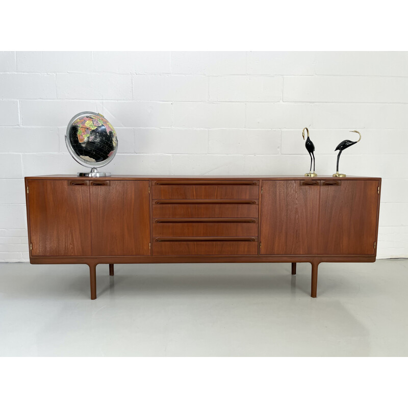 Vintage teak sideboard with 4 doors and 4 drawers for McIntosh, 1960s