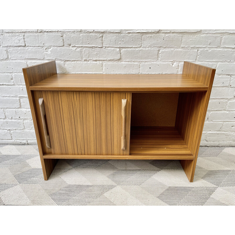 Vintage highboard with sliding doors, 1970