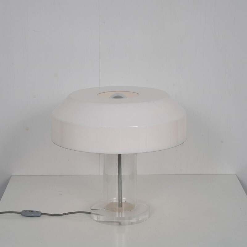 Lampe de table vintage "ABN" par Aldo van den Nieuwelaar, Pays-Bas 1970