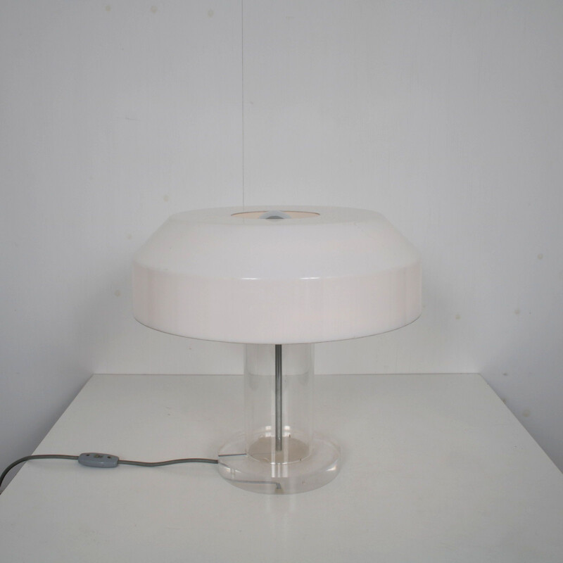 Lampe de table vintage "ABN" par Aldo van den Nieuwelaar, Pays-Bas 1970