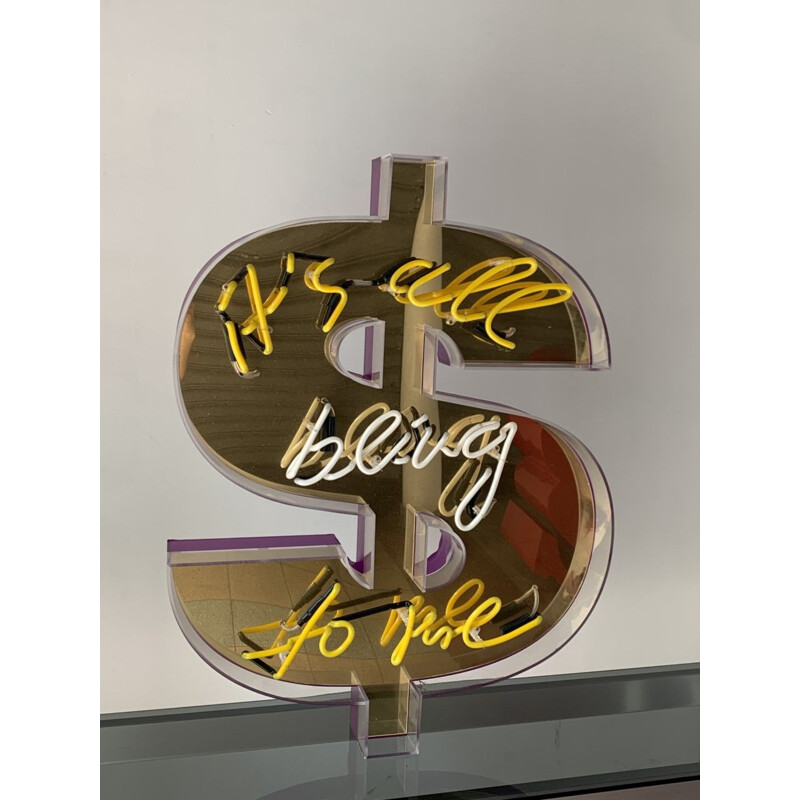 Lampe vintage "It's all bling to me" by Maximilian Wiedemann, 2015