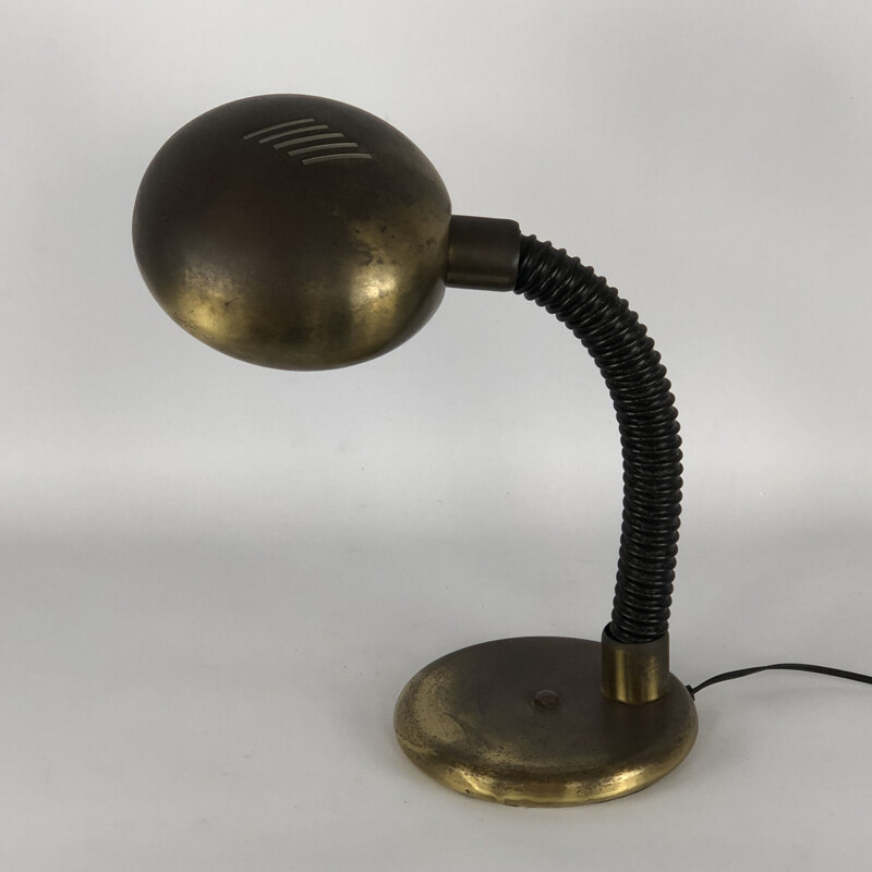 Vintage metal table lamp Targetti, 1970