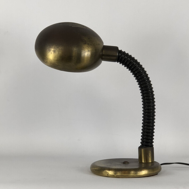 Vintage metal table lamp Targetti, 1970
