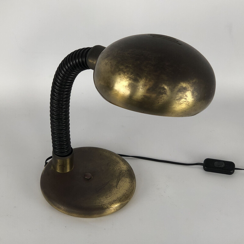 Vintage metal table lamp Targetti, 1970