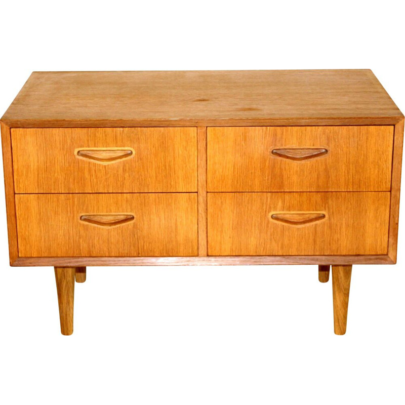 Vintage oak chest of drawers, Denmark 1960