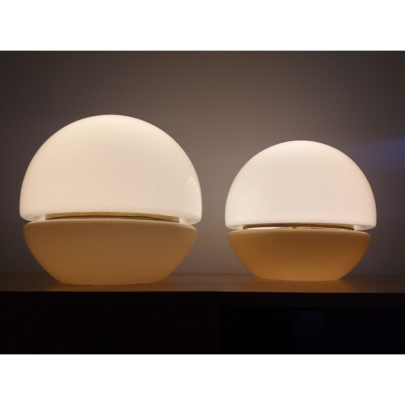 Pair of mid century table lamps, 1970s